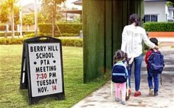 24 X 36 Collapsible A-Frame Letter Board, 2-Sided W/ Wheels, Includes Letter Set -LuxeDisplay Shop sswap36hin.ra6 preview