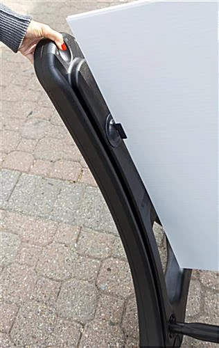 24 X 36 White Swinger Board, 2-Sided W/ 4 Wheels, Includes 314-Piece 4" Letter Set 7 24 X 36 White Swinger Board, 2-Sided W/ 4 Wheels, Includes 314-Piece 4" Letter Set - Image 5