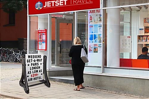 24 X 36 White Swinger Board, 2-Sided W/ 4 Wheels, Includes 314-Piece 4" Letter Set 11 24 X 36 White Swinger Board, 2-Sided W/ 4 Wheels, Includes 314-Piece 4" Letter Set - Image 9