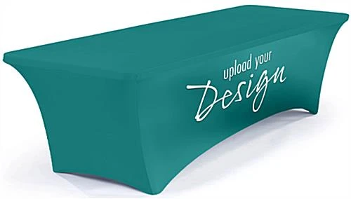 4’ Stretch Table Cover, Full Back & Zipper – Custom Graphics 5 4’ Stretch Table Cover, Full Back & Zipper – Custom Graphics - Image 3