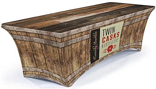 4’ Stretch Table Cover, Full Back & Zipper – Custom Graphics 3 4’ Stretch Table Cover, Full Back & Zipper – Custom Graphics