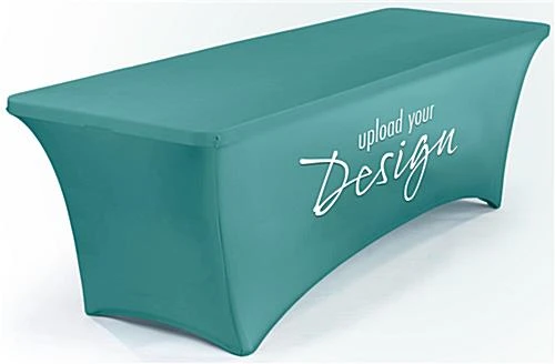 8’ Stretch Table Cover, Full Back & Zipper – Custom Graphics 5 8’ Stretch Table Cover, Full Back & Zipper – Custom Graphics - Image 3