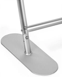 8' Trade Show Display With Custom Graphics, Wave Shaped, Portable -LuxeDisplay Shop stfr3sd.ra3 preview