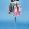 11 X 14 Acrylic Sign Stand W/ 4 Literature Pockets, 4"/8.5"w, Double Sided - Clear