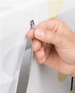 6' Stretch Table Cover With Custom Front Printing - White -LuxeDisplay Shop stp6ufront.ra3 preview