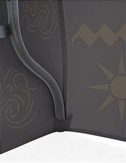 6' Folding Table With Fitted Stretch Tablecloth - Full Color Custom Design -LuxeDisplay Shop str6blk.ra2 edit preview