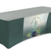 8' Stretch Table Cover, Open Back - Custom Graphics -LuxeDisplay Shop str8fl.wide