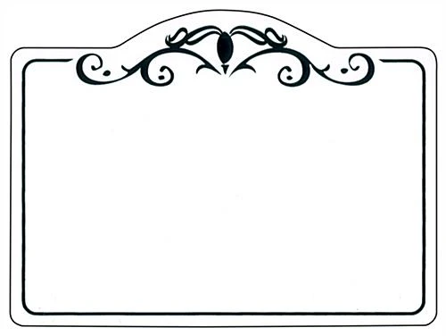 4 X 3 Deli Sign With Wet/Dry Erase Write-on Surface, Set Of 50 - Black 3 4 X 3 Deli Sign With Wet/Dry Erase Write-on Surface, Set Of 50 - Black