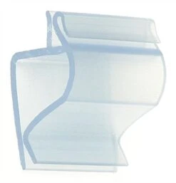 Clip-on Price Tag Holders Fit 1/2-inch Edges, Front Facing, Set Of 25 - Clear