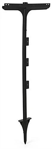 18 X 18 Real Estate Sign Ground Stake For Poster Boards, T-Bar, Weatherproof - Black 3 18 X 18 Real Estate Sign Ground Stake For Poster Boards, T-Bar, Weatherproof - Black