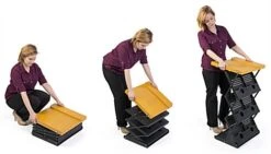 40” Tall Portable Counter With 6 Literature Pockets - Maple 12 40” Tall Portable Counter With 6 Literature Pockets - Maple -LuxeDisplay Shop tdcbrbkmp.ra4 preview