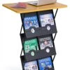 40” Tall Portable Counter With 6 Literature Pockets - Maple -LuxeDisplay Shop tdcbrbkmp.rw preview