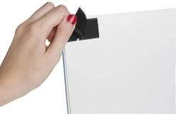 11 X 8.5 Sign Holder With Hook And Loop Fasteners For Display Boards - Clear -LuxeDisplay Shop tefl1185.ra2 preview