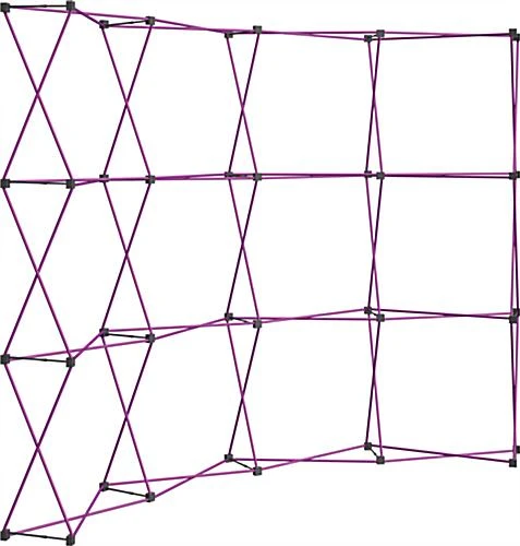 10’ Coyote Popup Trade Show Banner Backdrop W/ Custom Graphics & End Caps - Blue 4 10’ Coyote Popup Trade Show Banner Backdrop W/ Custom Graphics & End Caps - Blue - Image 2