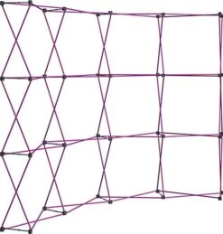 10' Coyote Popup Trade Show Banner Backdrop W/ Custom Graphics & End Caps - Black -LuxeDisplay Shop tepugm10c.ra5 preview