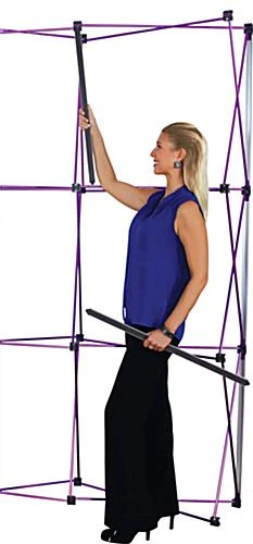 8’ Coyote Popup Trade Show Banner Backdrop W/ Custom Graphics & End Caps – Light Gray 5 8’ Coyote Popup Trade Show Banner Backdrop W/ Custom Graphics & End Caps – Light Gray - Image 3