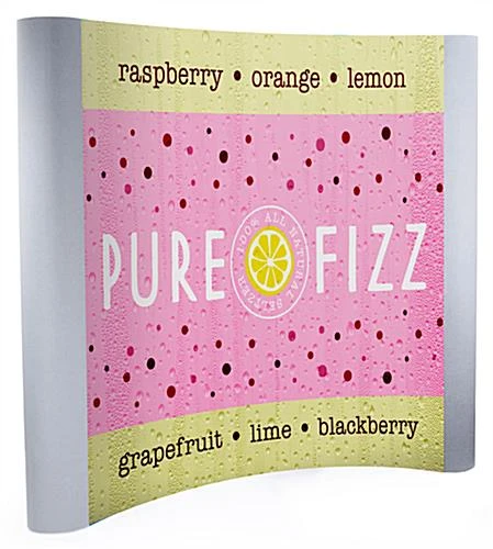 8’ Coyote Popup Trade Show Banner Backdrop W/ Custom Graphics & End Caps – Light Gray 3 8’ Coyote Popup Trade Show Banner Backdrop W/ Custom Graphics & End Caps – Light Gray