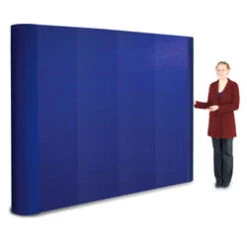 11' Coyote Popup Trade Show Backdrop W/ Hook-and-Loop Fabric Panels & End Caps