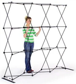 8' Pop Up Display W/ Hook-and-Loop Fabric, Halogen Lights & Counter - Black 11 8' Pop Up Display W/ Hook-and-Loop Fabric, Halogen Lights & Counter - Black -LuxeDisplay Shop tepuv8kse.ra3 preview