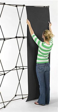 8' Curved Pop Up Display W/ Hook-and-Loop Fabric, Counter & 2 Spotlights - Black 11 8' Curved Pop Up Display W/ Hook-and-Loop Fabric, Counter & 2 Spotlights - Black -LuxeDisplay Shop tepuvf8bk.ra3 preview