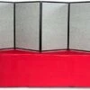 96"w Tabletop Hook & Loop Display Board, 4 Panels, Double Sided - Black & Gray 2 96"w Tabletop Hook & Loop Display Board, 4 Panels, Double Sided - Black & Gray -LuxeDisplay Shop tfr9636bk.rw preview