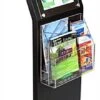 11 X 14 Sign Stand With Literature Holders, 4"/8.5"w, 3/6 Pockets - Black 2 11 X 14 Sign Stand With Literature Holders, 4"/8.5"w, 3/6 Pockets - Black -LuxeDisplay Shop tlhbklg6pk.rw preview