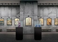 20" Airtight Pedestal Display Case With Locking Lift-Off Top, Ships Assembled - Black -LuxeDisplay Shop tmu40420pdc.ra2 preview