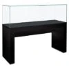 48" Airtight Glass Display Table With Locking Lift-Off Top, Ships Assembled - Black -LuxeDisplay Shop tmu41048dc.rw preview