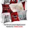 Set Of 6 Replacement Panels For TRWDL3X3B Pop Up Display - Custom Printed Graphics -LuxeDisplay Shop trwd3x3bgr.7