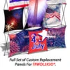 Set Of 6 Replacement Panels For TRWDL3X3O Pop Up Display - Custom Printed Graphics -LuxeDisplay Shop trwd3x3ogr.7