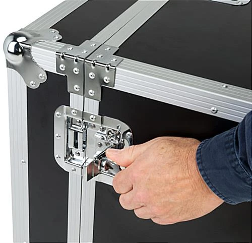 27 X 27 Carrying Case For Floor Tiles, With Wheels, Handles & Foam Padding - Black 9 27 X 27 Carrying Case For Floor Tiles, With Wheels, Handles & Foam Padding - Black - Image 7