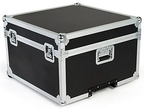27 X 27 Carrying Case For Floor Tiles, With Wheels, Handles & Foam Padding - Black 5 27 X 27 Carrying Case For Floor Tiles, With Wheels, Handles & Foam Padding - Black - Image 3