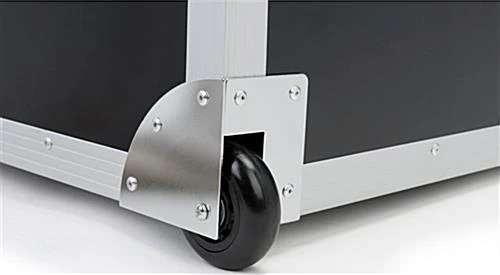 27 X 27 Carrying Case For Floor Tiles, With Wheels, Handles & Foam Padding - Black 10 27 X 27 Carrying Case For Floor Tiles, With Wheels, Handles & Foam Padding - Black - Image 8