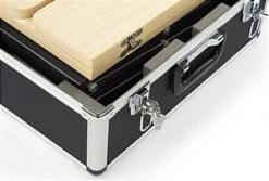 40" Tall Portable Counter With 3 Literature Pockets - Black -LuxeDisplay Shop tslhtblv2.ra2 preview