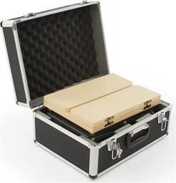 40" Tall Portable Counter With 3 Literature Pockets - Black -LuxeDisplay Shop tslhtblv2.ra5 preview