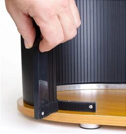 41" Tall Oval Portable Counter - Black 11 41" Tall Oval Portable Counter - Black -LuxeDisplay Shop tspcl02wd.ra4 preview