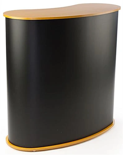 41" Tall Oval Portable Counter - Black 3 41" Tall Oval Portable Counter - Black