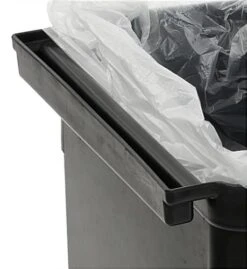 Hanging Trash Bin For Compatible Utility Carts - Black -LuxeDisplay Shop uctbin7bl.ra2 preview
