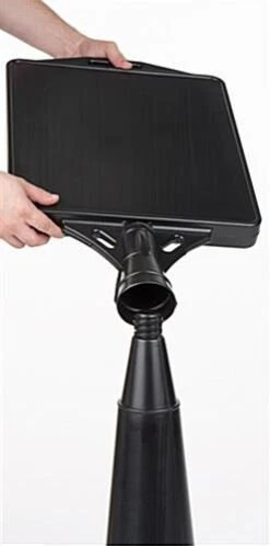 13 X 15 Sign Stand Traffic Cone For Outdoor Use, Double Sided, Water-fill - Black 9 13 X 15 Sign Stand Traffic Cone For Outdoor Use, Double Sided, Water-fill - Black -LuxeDisplay Shop wbstnd47bk.ra2 preview