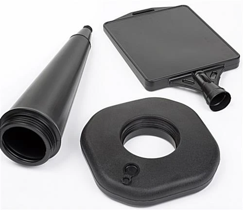 13 X 15 Sign Stand Traffic Cone For Outdoor Use, Double Sided, Water-fill - Black 7 13 X 15 Sign Stand Traffic Cone For Outdoor Use, Double Sided, Water-fill - Black - Image 5