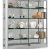3x3 Wall Mounted Display Case W/Mirror Back & 2 Top LED Lights, Locking - Silver -LuxeDisplay Shop wc396leds.rw preview