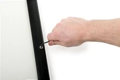 18 X 24 Outdoor Poster Frame For Wall, Snap Open, Locking - Black -LuxeDisplay Shop wcw1824bk.ra3 preview