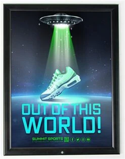 18 X 24 Outdoor Poster Frame For Wall, Snap Open, Locking - Black -LuxeDisplay Shop wcw1824bk.ra5 preview