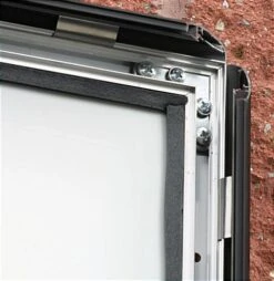 22 X 28 Outdoor Poster Frame For Wall, Snap Open With Lock - Black 9 22 X 28 Outdoor Poster Frame For Wall, Snap Open With Lock - Black -LuxeDisplay Shop wcwplk28bk.ra3 preview