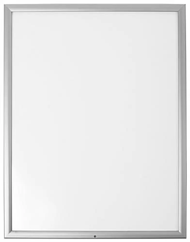22 X 28 Outdoor Poster Frame For Wall, Snap Open With Lock - Silver 3 22 X 28 Outdoor Poster Frame For Wall, Snap Open With Lock - Silver