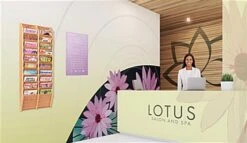 10-Tiered Wood Magazine Wall Rack, 8.5"w, 20 Pockets - Light Oak -LuxeDisplay Shop wdwm20ok.ra6 preview