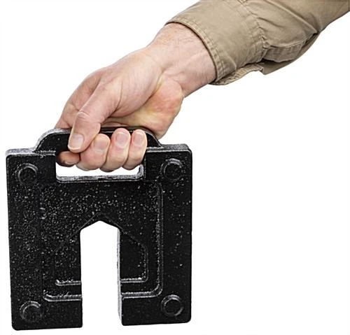 Tent Weight, 11 Pounds, Solid Steel - Black 4 Tent Weight, 11 Pounds, Solid Steel - Black - Image 2