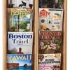 6-Tiered Wood Literature Wall Rack, 4"/8.5"w, 12-24 Pockets - Light Oak -LuxeDisplay Shop wmac2r12lo.rw preview