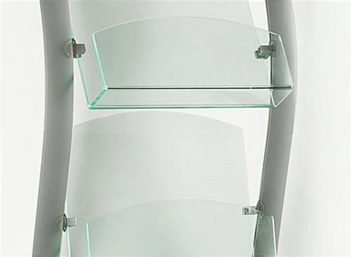 24 X 36 Wall Poster Frame With Literature Holder, 4"/8.5"w, Curved - Silver 4 24 X 36 Wall Poster Frame With Literature Holder, 4"/8.5"w, Curved - Silver - Image 2