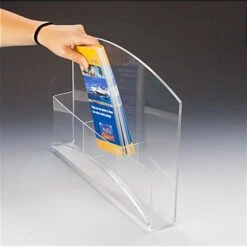 24 X 36 Wall Poster Frame With Literature Holder, 4"/8.5"w, Curved - Silver 9 24 X 36 Wall Poster Frame With Literature Holder, 4"/8.5"w, Curved - Silver -LuxeDisplay Shop wmglh7924.ra3 preview